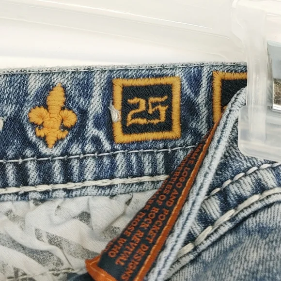 Rock Revival Indi Skinny Blue Jeans Size 25 - Picture 7 of 11